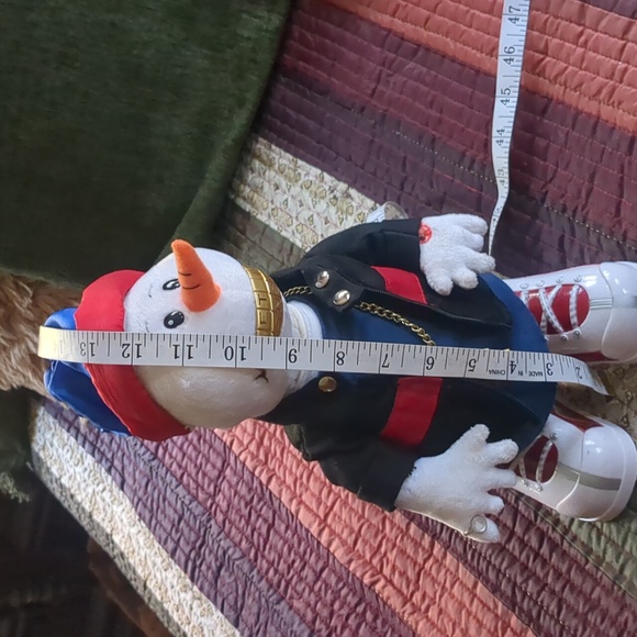 GEMMY* Rappin' Snowman 12" 4  AA batt incl., fully operational, lights up dances - Picture 12 of 13